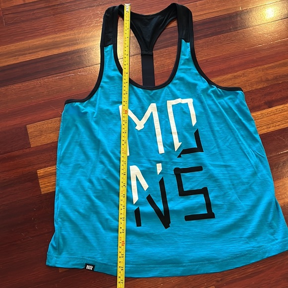 Womens Large Mons Royale Racerback Tank Top Merino Wool - Picture 2 of 6